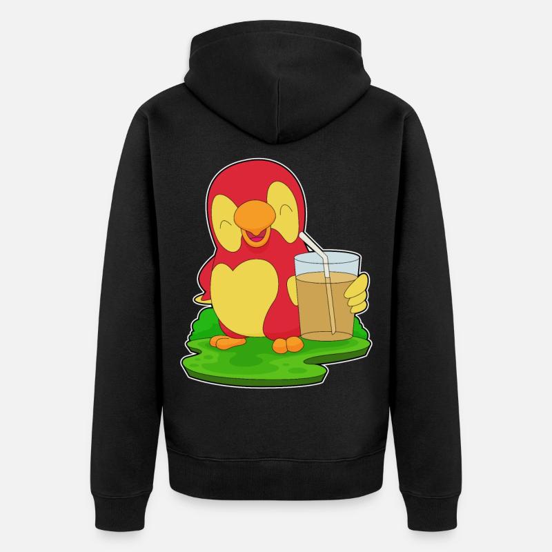 Jus de perroquet - Veste à capuche bio Premium Unisexe - noir