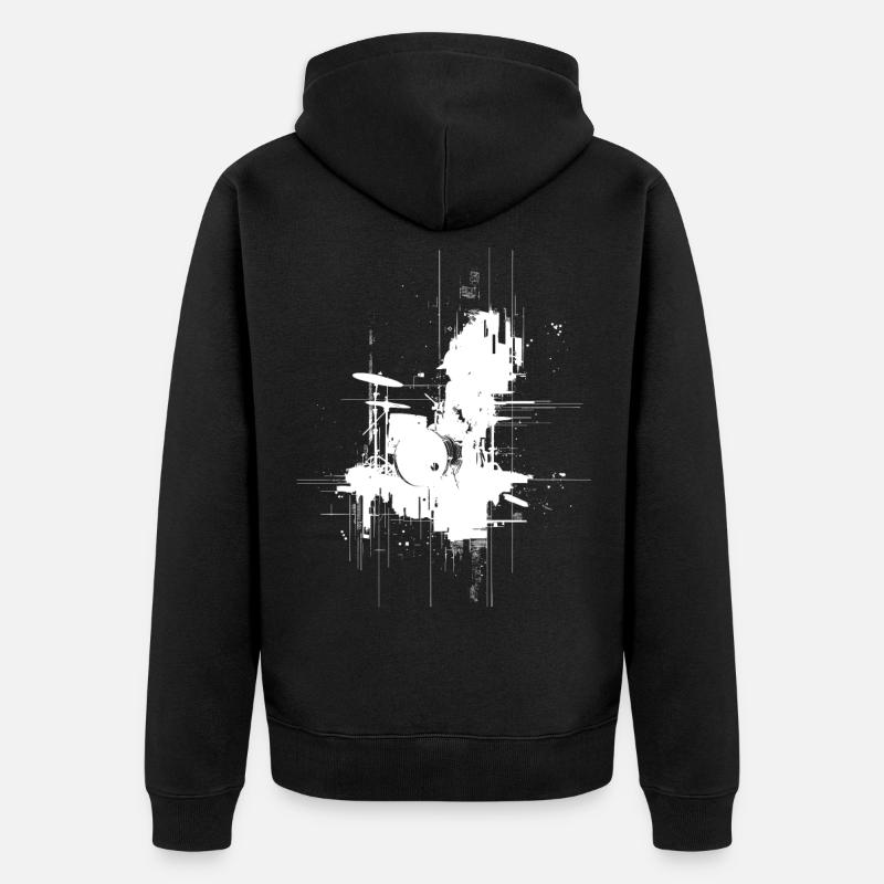 Percussion - Veste à capuche bio Premium Unisexe - noir