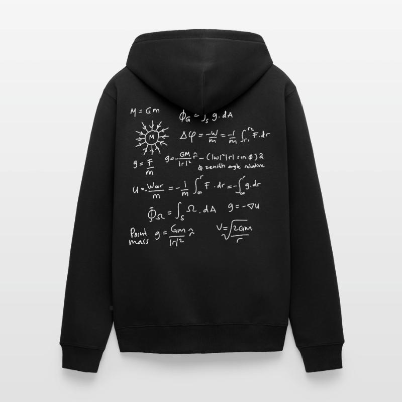 Physics Equations Unleashed Unisex Premium Organic Zip Hoodie