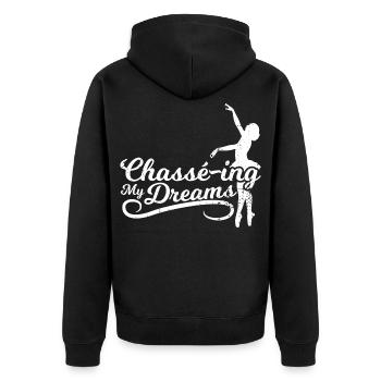 Ballet Motivation - Veste à capuche bio Premium Unisexe - noir - Dos - Nico (187cm)
