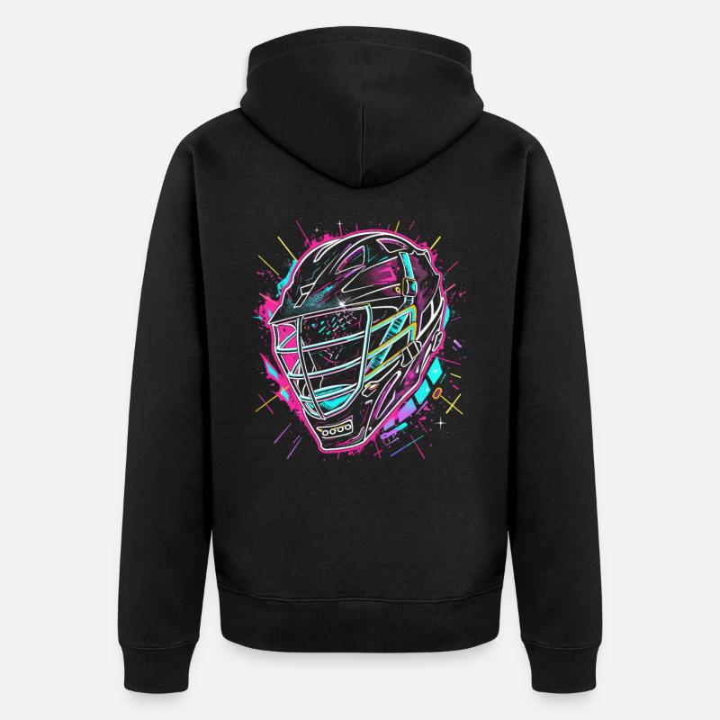 Casque de crosse Steamwave - Veste à capuche bio Premium Unisexe - noir