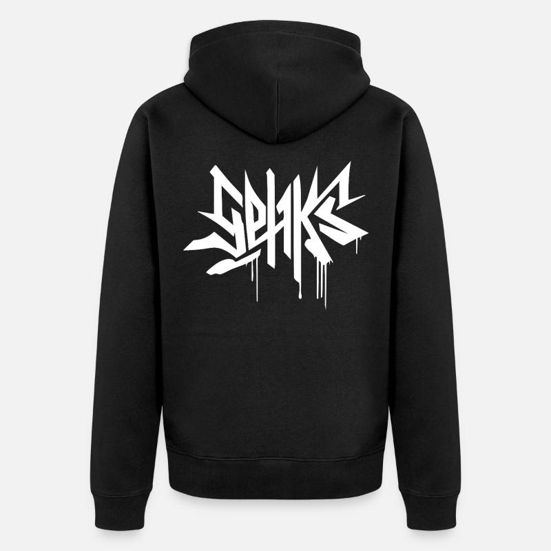 SEHKS BLANC - Veste à capuche bio Premium Unisexe - noir