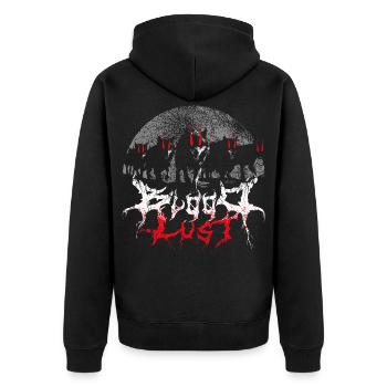 Meute de loups Soif de sang - Veste à capuche bio Premium Unisexe - noir - Dos - Nico (187cm)