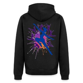 Gymnastique Gymnastique Acrobatie Gymnastique artistique - Veste à capuche bio Premium Unisexe - noir - Dos - Nico (187cm)