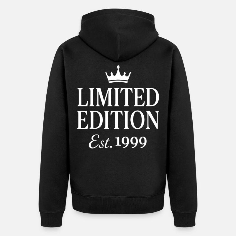 Édition limitée Est. 1999 - Veste à capuche bio Premium Unisexe - noir