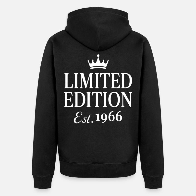 Edition limitée Est 1966 - Veste à capuche bio Premium Unisexe - noir