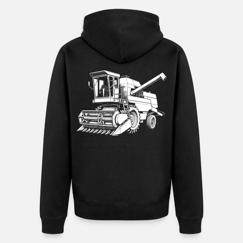 L’énergie de la RDA – E517 - Veste à capuche bio Premium Unisexe - noir