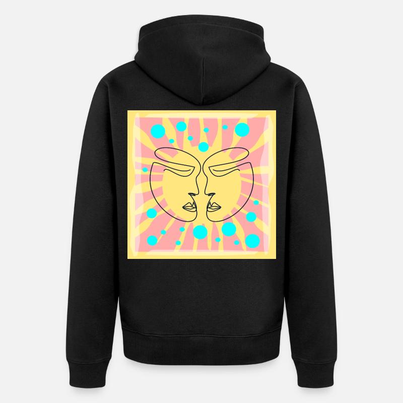 RELATION D’AMITIÉ ÉTÉ - Veste à capuche bio Premium Unisexe - noir
