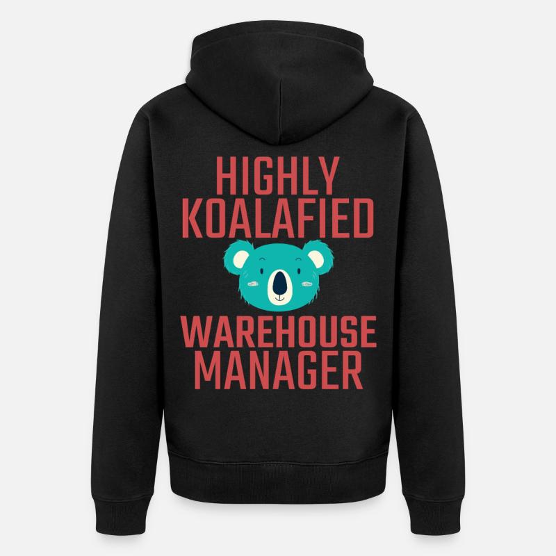 Responsable d’entrepôt Koalafied - Veste à capuche bio Premium Unisexe - noir