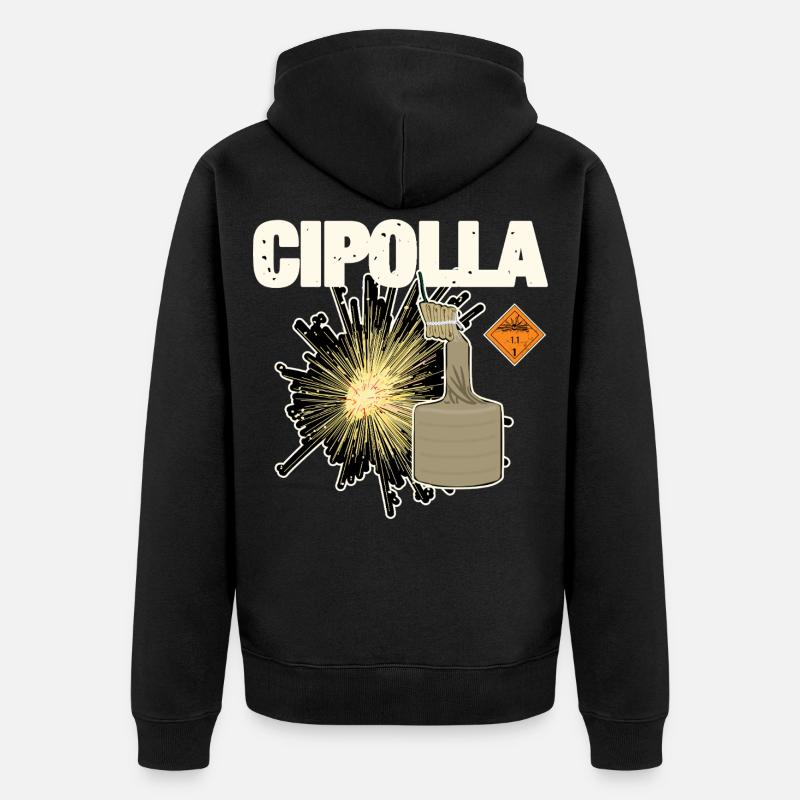 Cipolla Pyro - Veste à capuche bio Premium Unisexe - noir