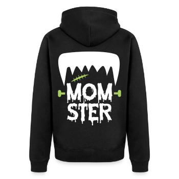 maman - Veste à capuche bio Premium Unisexe - noir - Dos - Nico (187cm)
