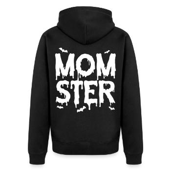 maman - Veste à capuche bio Premium Unisexe - noir - Dos - Nico (187cm)