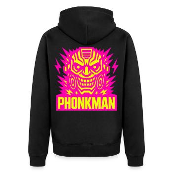 Phonkman ! - Veste à capuche bio Premium Unisexe - noir - Dos - Nico (187cm)