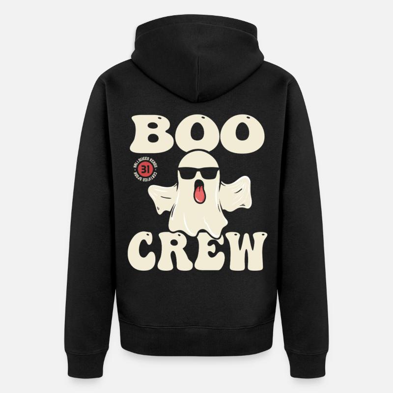 Sweat à capuche fantôme créatif - Veste à capuche bio Premium Unisexe - noir