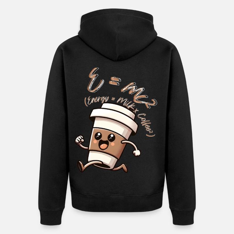 E-mc2 - Veste à capuche bio Premium Unisexe - noir