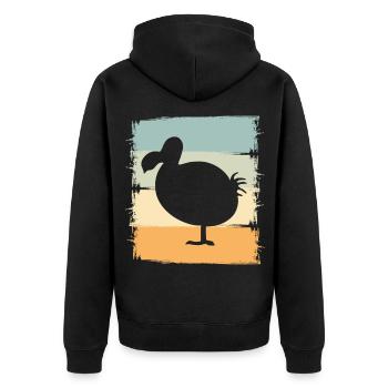 dodo - Veste à capuche bio Premium Unisexe - noir - Dos - Nico (187cm)