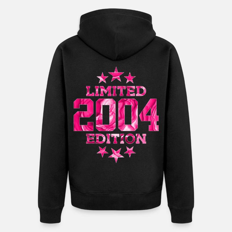 ÉDITION LIMITÉE 2004 22E ANNIVERSAIRE - Veste à capuche bio Premium Unisexe - noir