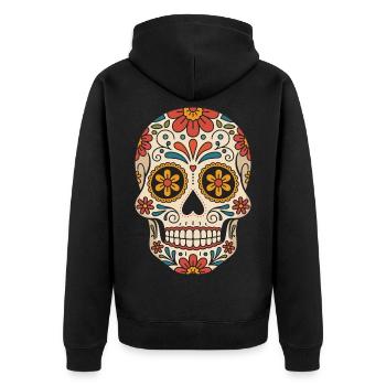 Cinco De Mayo Symbole Symbole Célébration - Veste à capuche bio Premium Unisexe - noir - Dos - Nico (187cm)