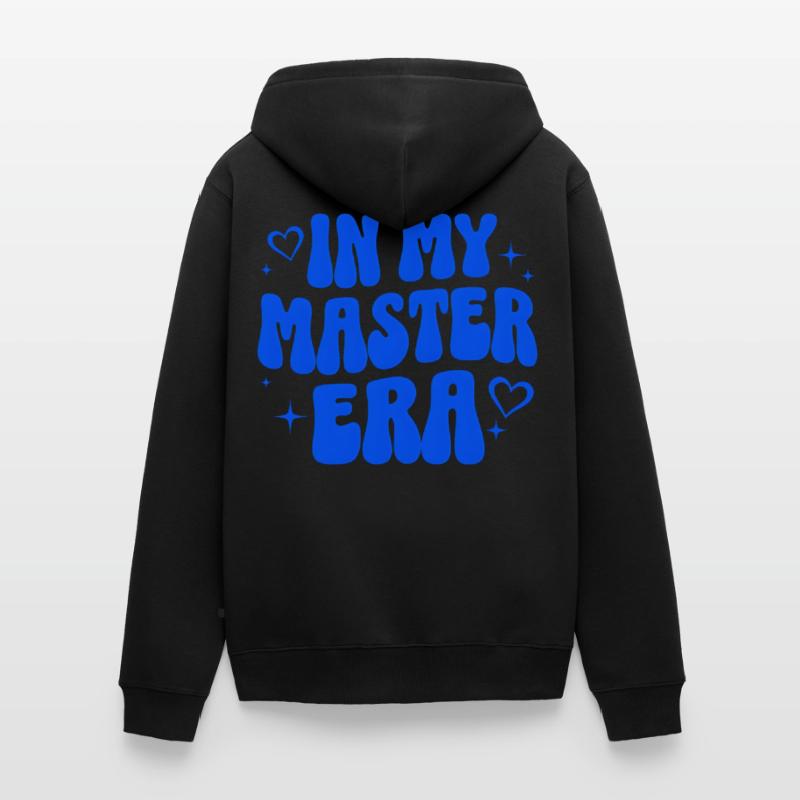 Master Abschluss Geschenk Studium Uni Absolvent Unisex Premium Bio Zip Hoodie