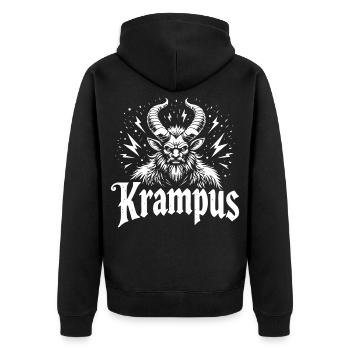 Krampus - Veste à capuche bio Premium Unisexe - noir - Dos - Nico (187cm)