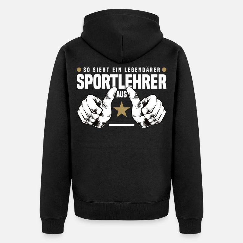Gymnaste - Veste à capuche bio Premium Unisexe - noir