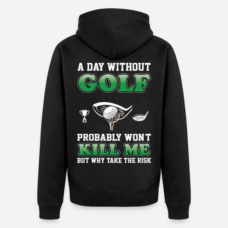 golfe - Veste à capuche bio Premium Unisexe - noir