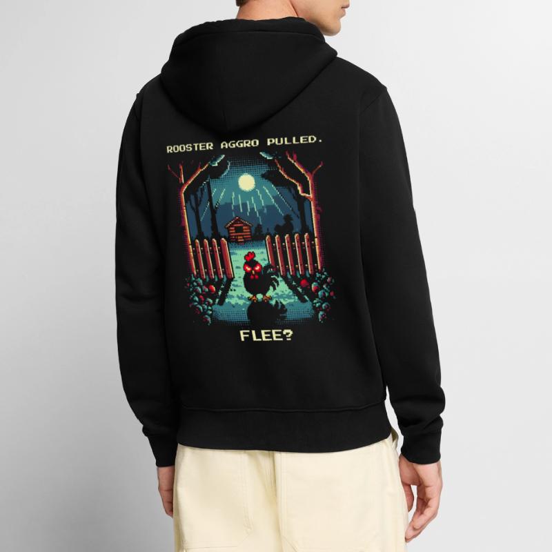 Aggro Pulled | Activate flight? Unisex Premium Organic Zip Hoodie