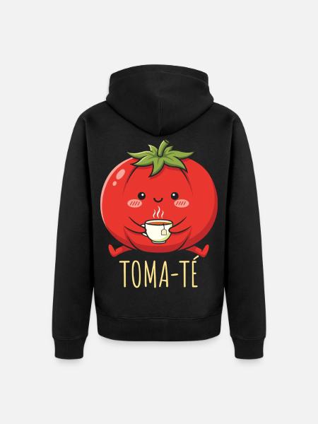 Lustige Spanischlehrerin der Maestra-Schule - Unisex Premium Bio Zip Hoodie - Schwarz