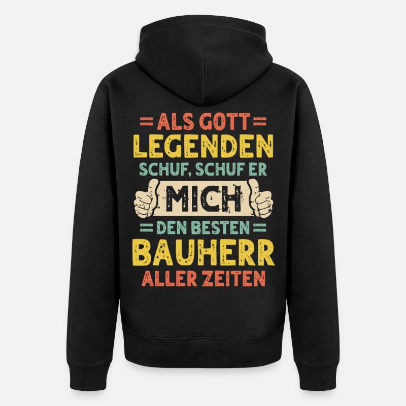 client - Veste à capuche bio Premium Unisexe - noir