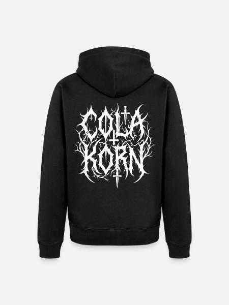 Cola Korn Black Metal - Unisex Premium Organic Zip Hoodie - black