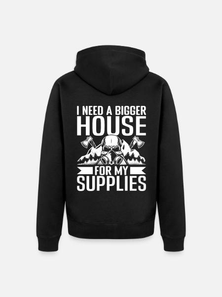  Prepper Must Haves Survivalism Lover Prepping - Unisex Premium Organic Zip Hoodie - black