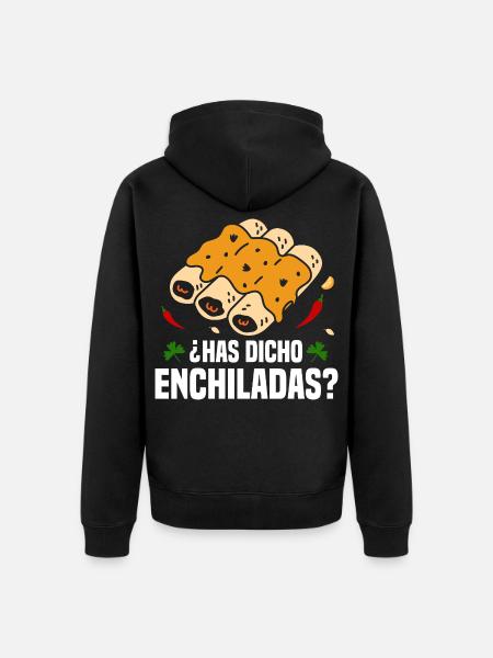 Enchilada Mexican Cuisine Mexicano Costume - Unisex Premium Organic Zip Hoodie - black
