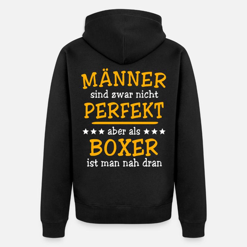 Boxer boxe - Veste à capuche bio Premium Unisexe - noir