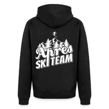 Après Équipe de ski, sports d’hiver, forfaits ski - Veste à capuche bio Premium Unisexe - noir - Dos - Nico (187cm)