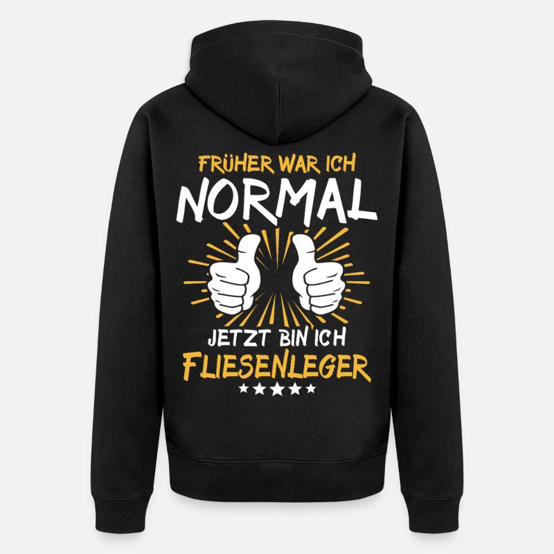 Tiler Spruch - Veste à capuche bio Premium Unisexe - noir