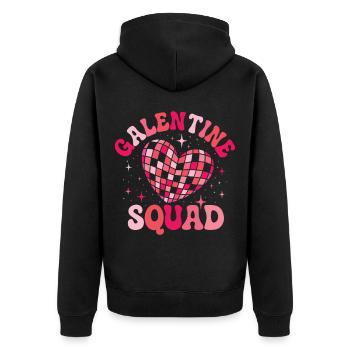 Équipe de la Journée de Galentine 13 février Matchs Gals - Veste à capuche bio Premium Unisexe - noir - Dos - Nico (187cm)