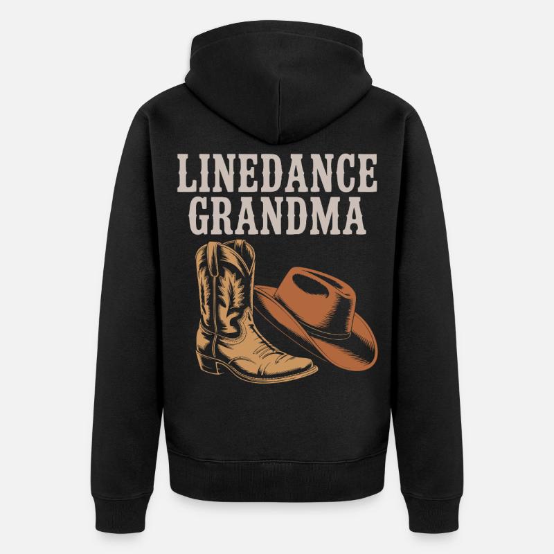 Bottes de grand-mère en ligne - Veste à capuche bio Premium Unisexe - noir