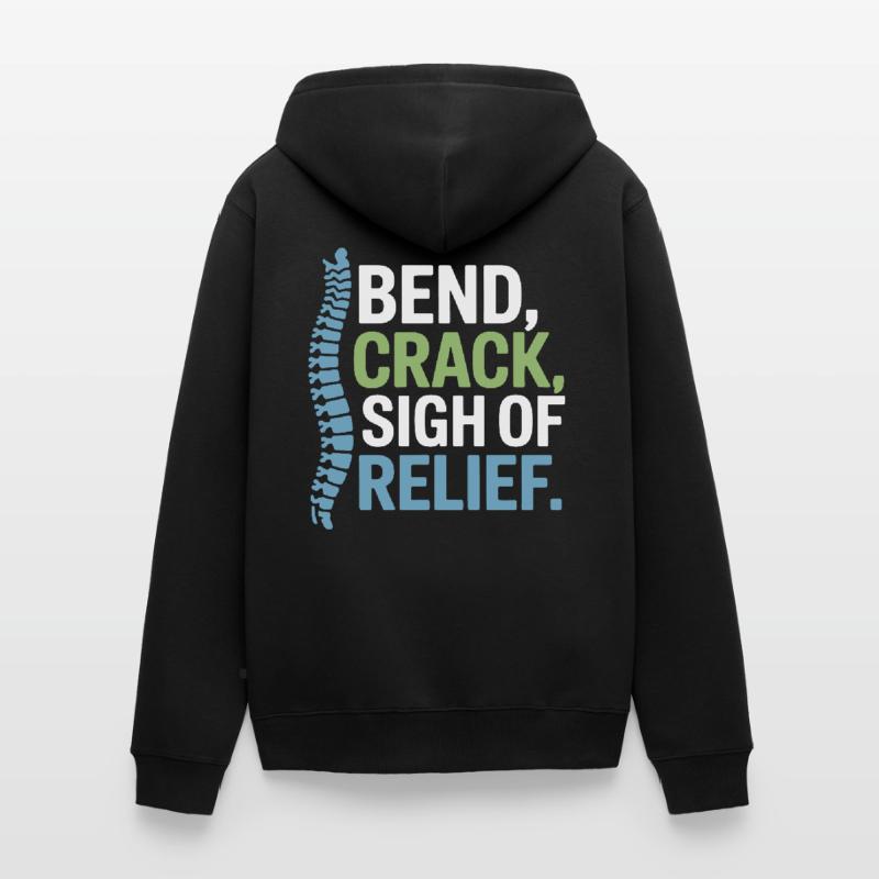 Chiropractor Spinal Alignment Is Everything  Unisex Premium Organic Zip Hoodie