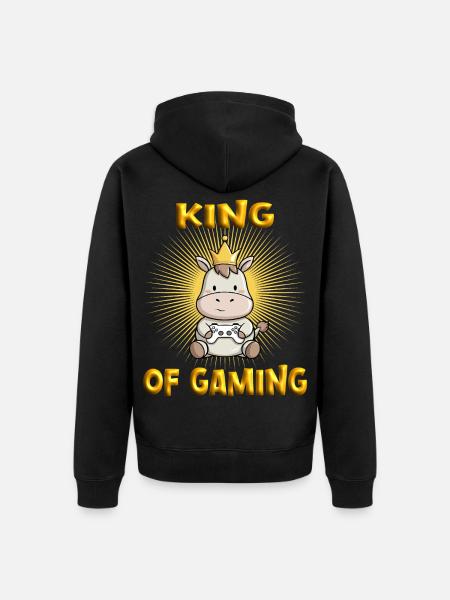 Game Junkie Gaming - Unisex Premium Organic Zip Hoodie - black