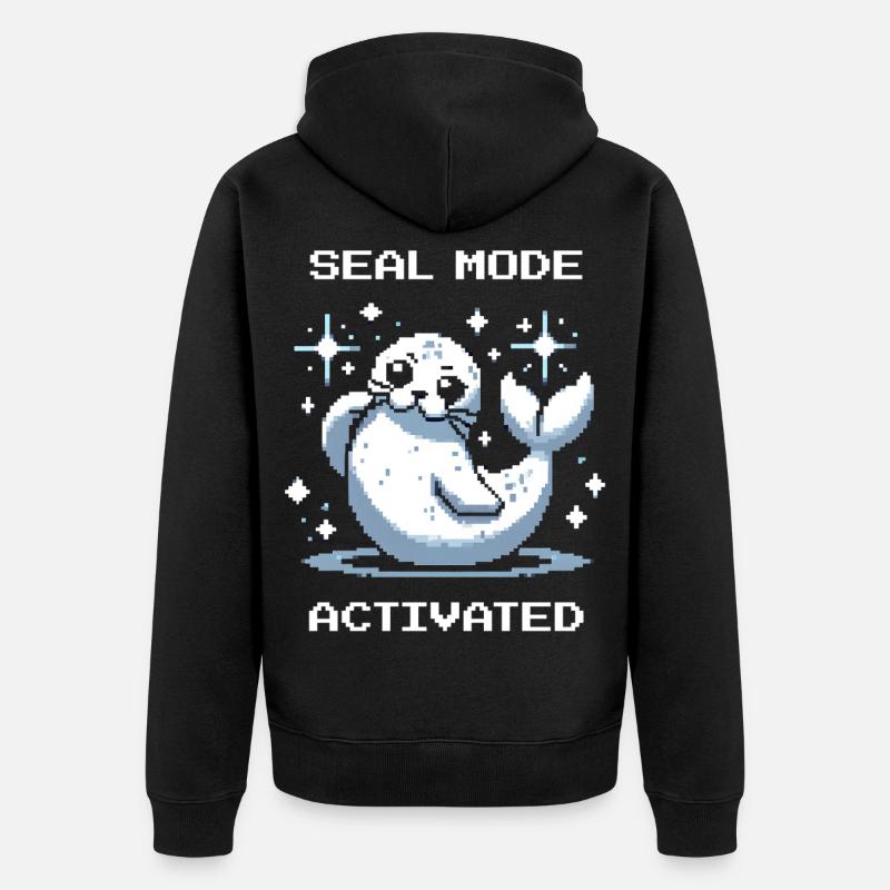 Mode scellement sur | Robbe Mood - Veste à capuche bio Premium Unisexe - noir