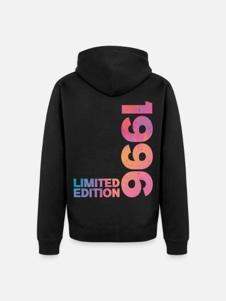 1996 30th Anniversary 30th Anniversary Gift - Unisex Premium Organic Zip Hoodie - black