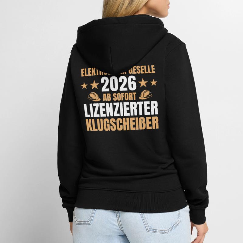 Electronics Technician Journeyman 2026 Completed Training Unisex Premium Organic Zip Hoodie