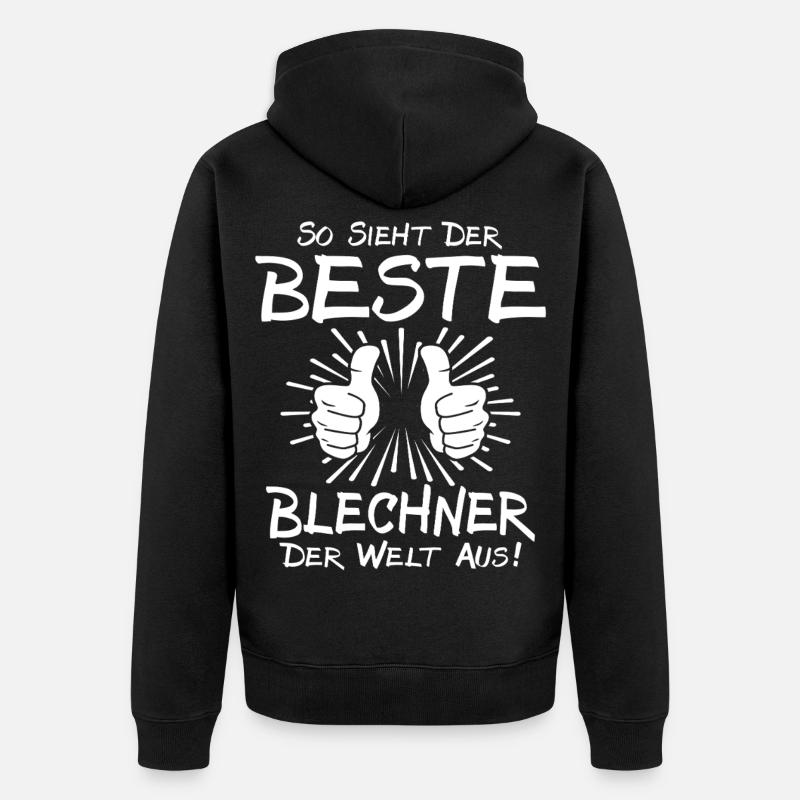 Meilleur Blechner - Veste à capuche bio Premium Unisexe - noir