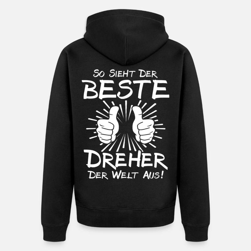Bester Dreher - Veste à capuche bio Premium Unisexe - noir