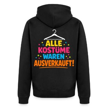 HGHGHGFGGFG - Veste à capuche bio Premium Unisexe - noir - Dos - Nico (187cm)