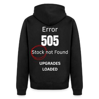 ERREUR 505 – Stock non trouvé | Accordage - Veste à capuche bio Premium Unisexe - noir - Dos - Nico (187cm)