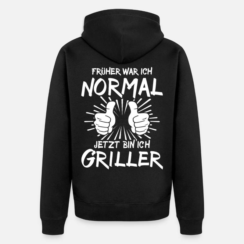 Griller - Unisex Premium Bio Zip Hoodie - Schwarz