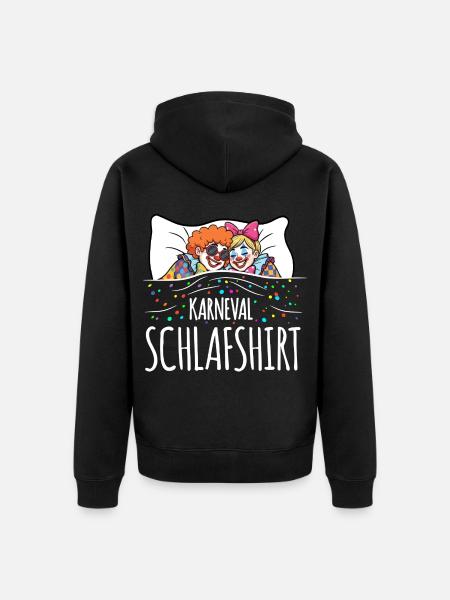 Carnival Sleep Shirt - Unisex Premium Organic Zip Hoodie - black