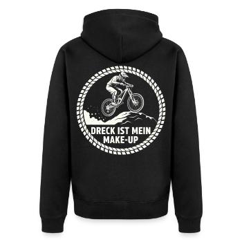 Vélo de route Vélo Vélo Sport Vélo VTT - Veste à capuche bio Premium Unisexe - noir - Dos - Nico (187cm)