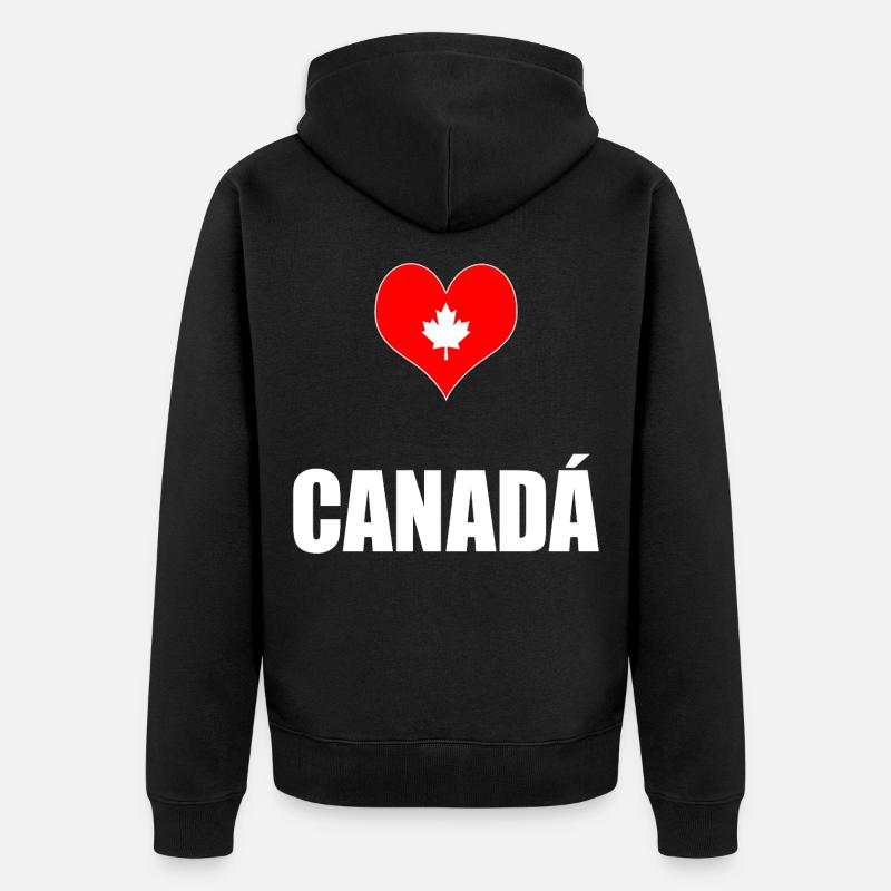 Canada - Veste à capuche bio Premium Unisexe - noir